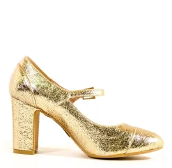 Orlando Mary Jane Heels GOLD