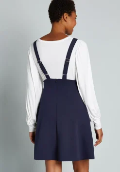 ModCloth Overall Winner Jumper Navy Online