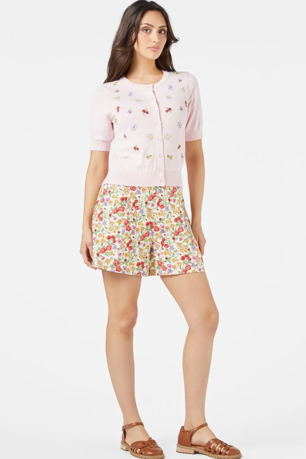 Papillon Embroidered Cardi New