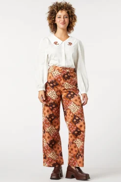 Patchwork Flower Jean Discount