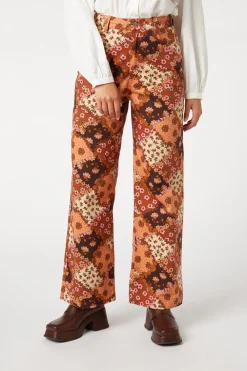 Patchwork Flower Jean Discount