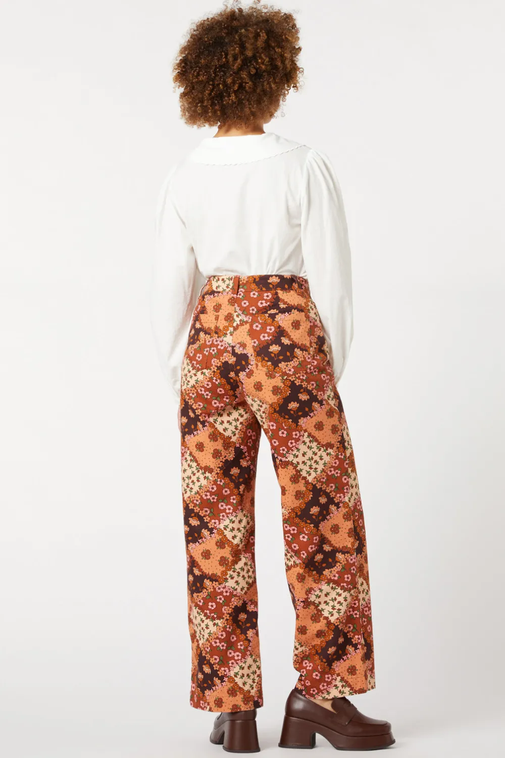 Patchwork Flower Jean Discount