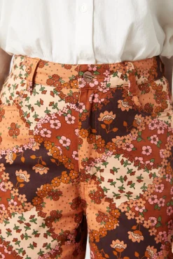 Patchwork Flower Jean Discount