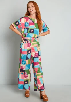 Princess Highway Patchwork Playground Top Multi Floral Hot