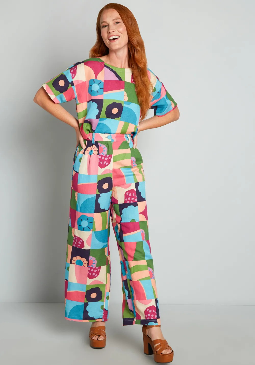 Princess Highway Patchwork Playground Top Multi Floral Hot