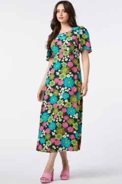 Pattie Floral Maxi Dress Outlet