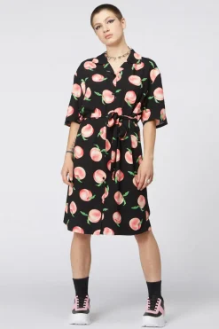 Peachy Viscose Shirt Dress Online