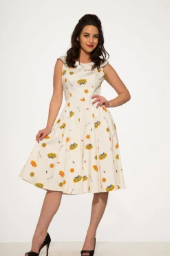 Pie Dress in Off White Clearance