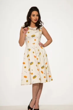 Pie Dress in Off White Clearance