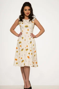 Pie Dress in Off White Clearance