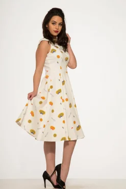 Pie Dress in Off White Clearance
