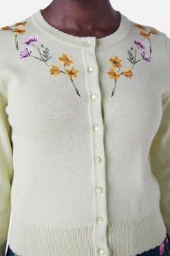 Poppy & Daffodil Cardi