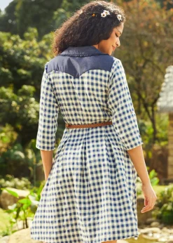 Prairie Gaze Western Shirtdress Summer Breeze New