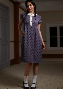 BTC Pretty at the Pumpkin Patch Shirtwaist Dress Plum Perfection Hot