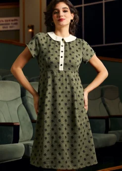 Pretty at the Pumpkin Patch Shirtwaist Dress Mossy Grove New