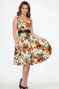 Prince Lily Floral Swing Dress New