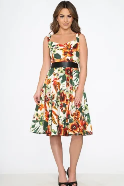 Prince Lily Floral Swing Dress New