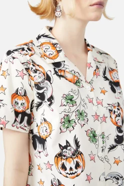 Pumpkin Patch Kitty Blouse Discount