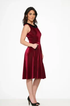 Purple Kurtroy with Black Collor Swing Dress Sale