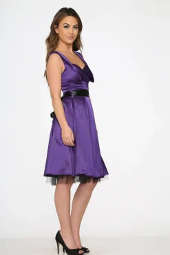 Purple Occastional Swing Dress Sale