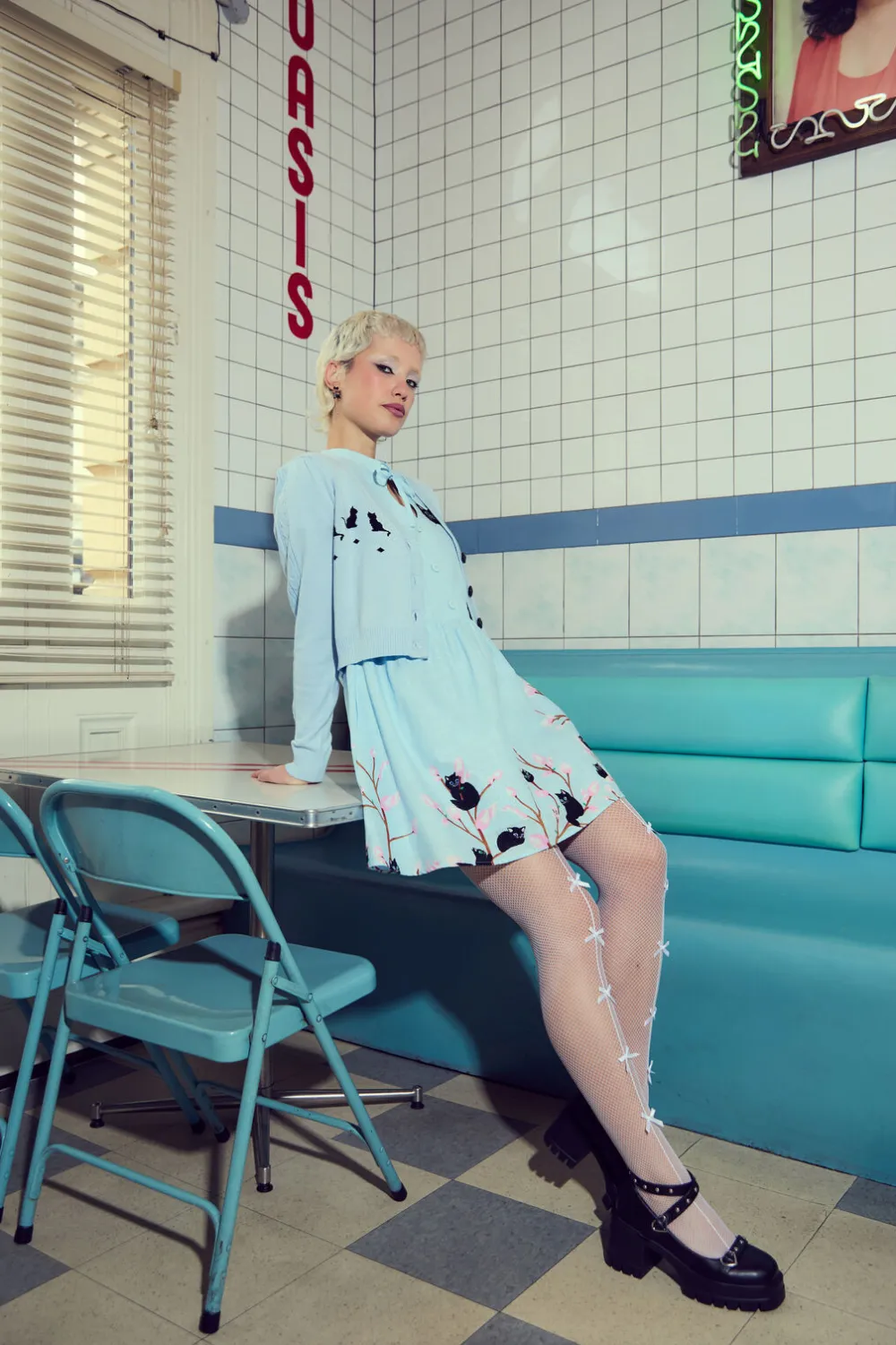 Pussy Willow Border Dress Online