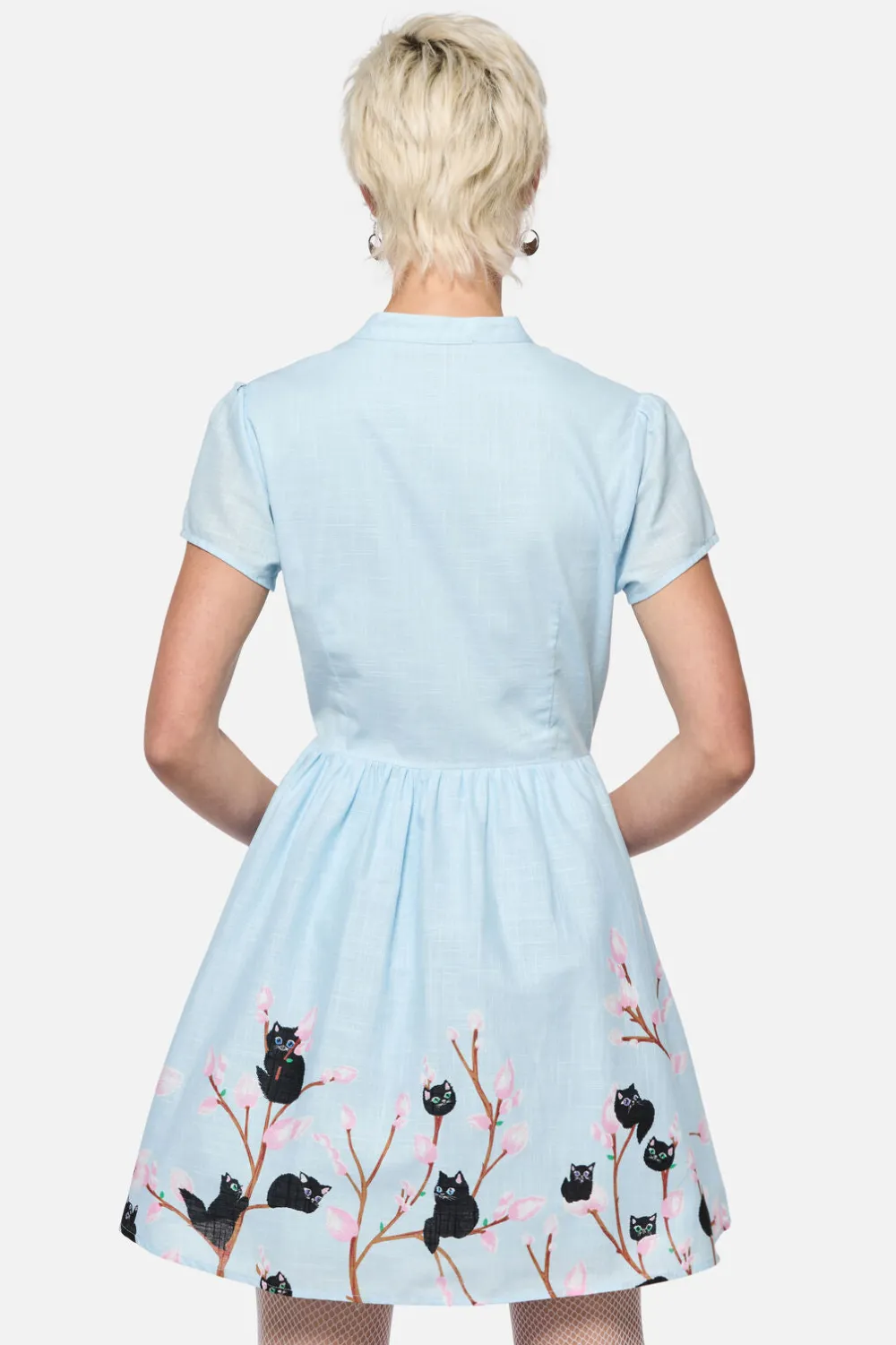 Pussy Willow Border Dress Online