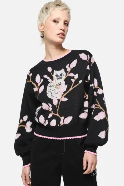 Pussy Willow Border Knit Clearance