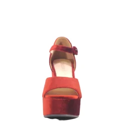 Quill Velvet Platform Heels Outlet