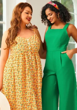 Quite Clearly Charismatic Midi Dress Orange Blossom Best