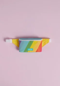 No Brand Rad Rainbow Stripe Fanny Pack Rainbow Stripes
