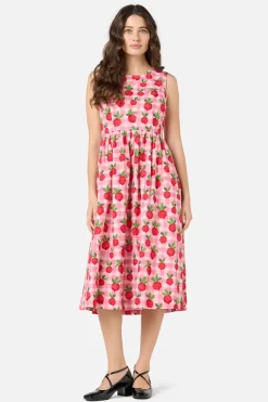Radish Picnic Midi Dress New
