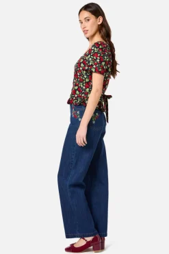 Raspberry Short Sleeve Top Outlet