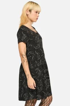Ratbag Short Sleeved Grunge Dress New
