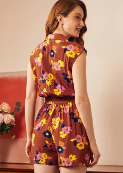ModCloth Read It and Steep Romper Artwork Online