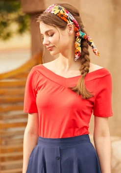 BTC Ready for a Roman Holiday top Poppy Outlet