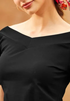 BTC Ready for a Roman Holiday Top Black Hot