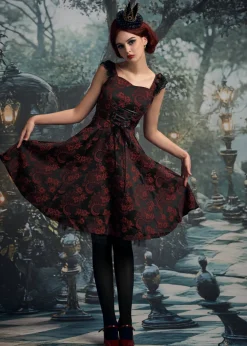 Red Byzantine Swing Dress Sale