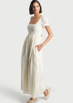 BTC Regency Romance Embroidered Maxi Dress Strawberry Clearance