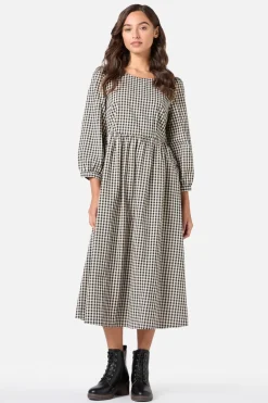 Renae Check Midi Dress Outlet