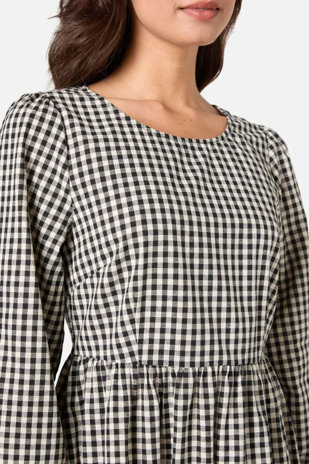 Renae Check Midi Dress Outlet