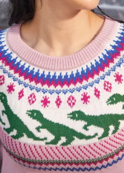 BTC Retro Charm Raglan Sweater Rosy Rendezvous Best