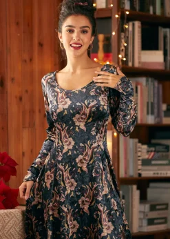 BTC Retro Radiance Fit & Flare Dress Dream Twist Best