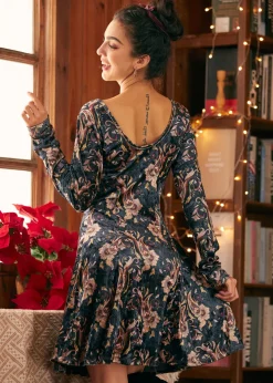 BTC Retro Radiance Fit & Flare Dress Dream Twist Best