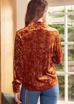 BTC Reveling in the Retro Button Down Shirt Liquid Gold Best