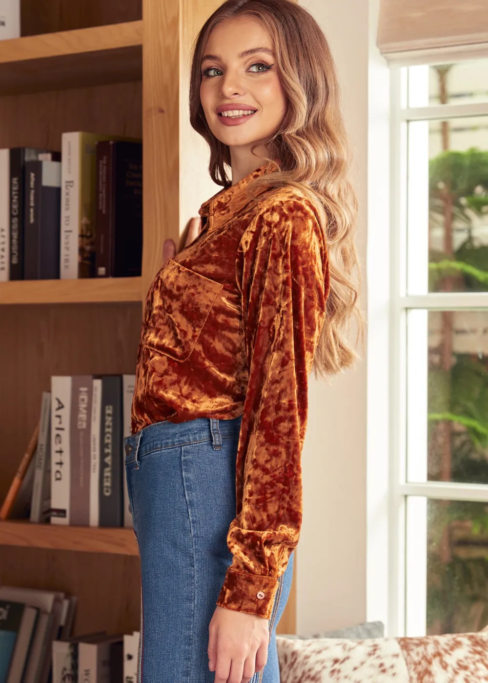 BTC Reveling in the Retro Button Down Shirt Liquid Gold Best