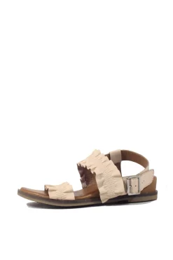 Roche Ruched Leather Sandals Best