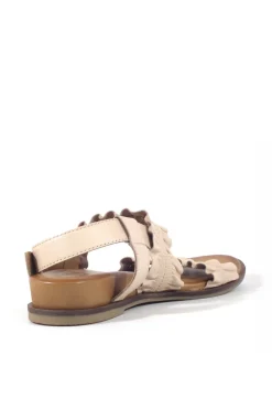 Roche Ruched Leather Sandals Best
