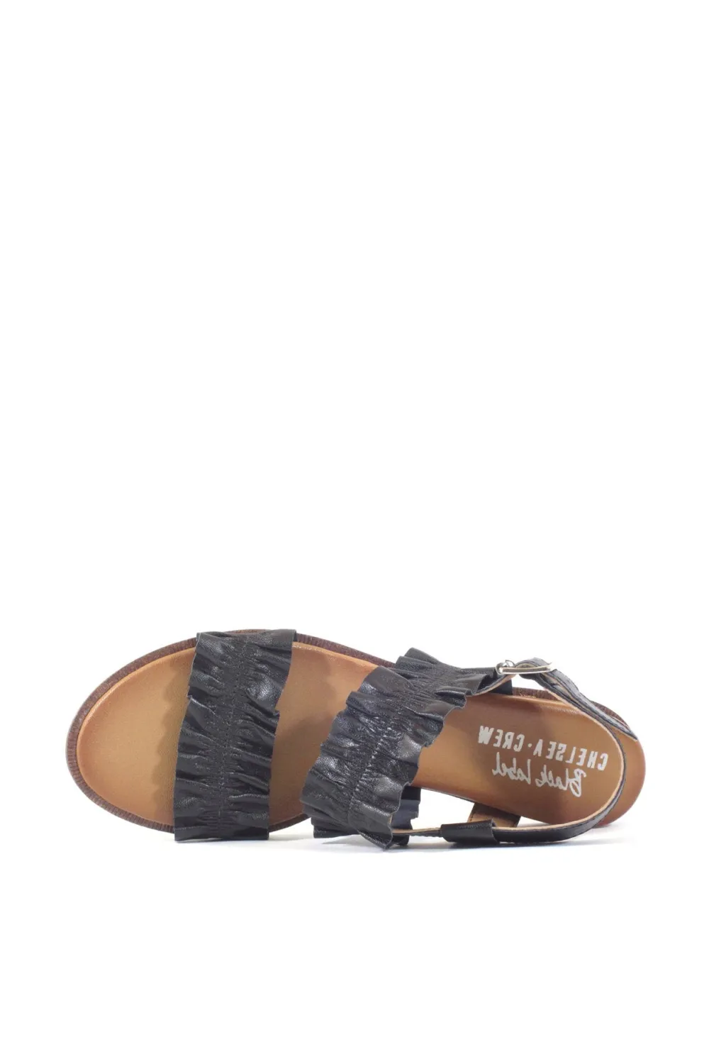 Roche Ruched Leather Sandals Best