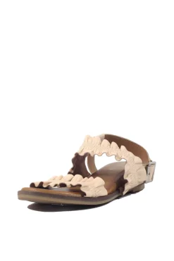 Roche Ruched Leather Sandals Best