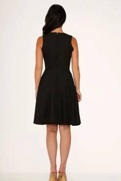 Rose Skulls Embroider Swing Dress New